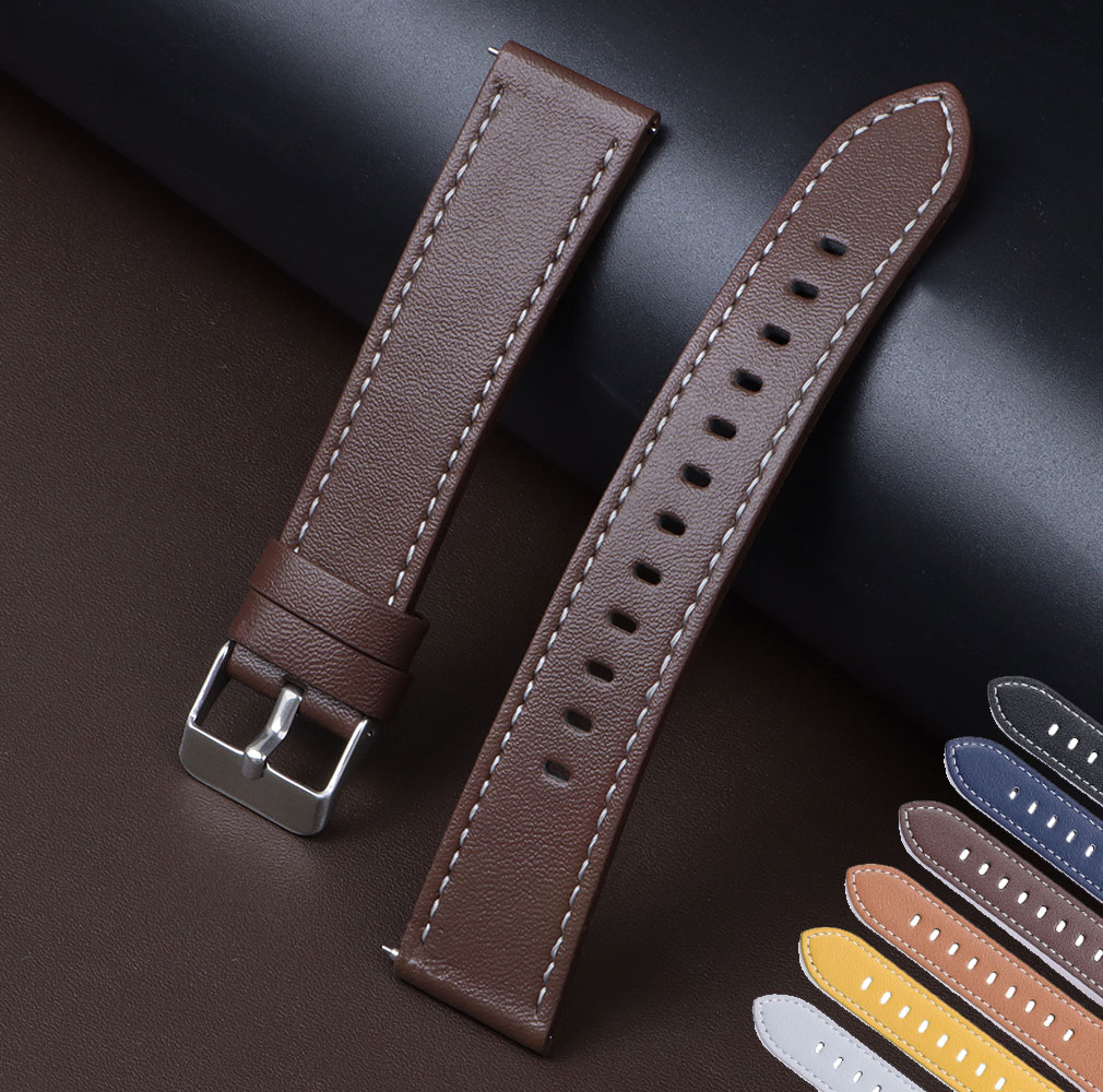 Leather Strap Quick Release - Paski do zegarków z prawdziwej skóry