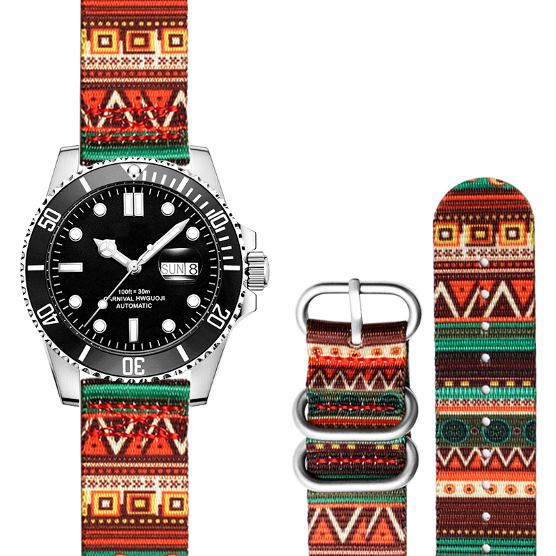 Nato Strap Nylon - Wytrzymały nylonowy pasek do zegarka 18mm