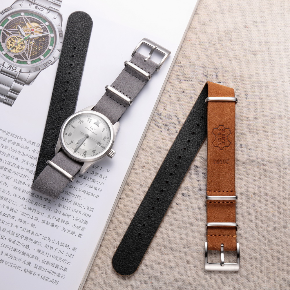 Tropic Strap Vintage - HEMSUT skórzany pasek do zegarków zamsz