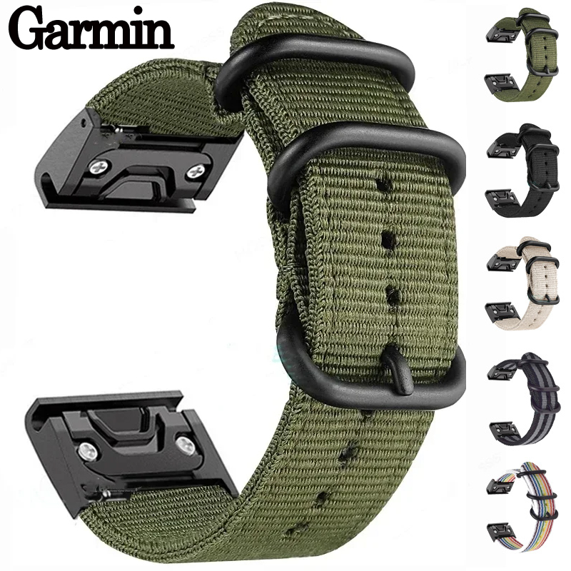Canvas Strap Watch - Płócienny nylonowy pasek do Garmin Fenix