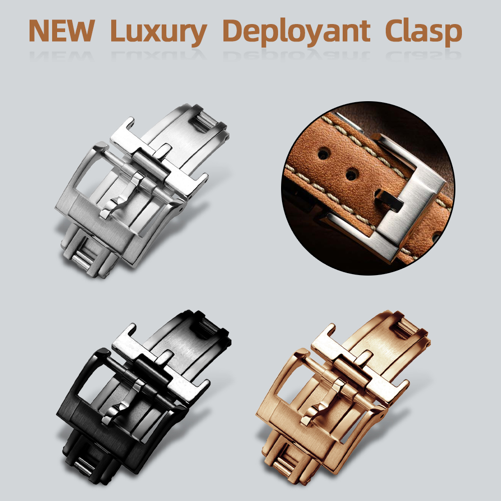 Rolex Watch Daytona - Nowy Luksusowy Zapięcie Zatrzaskowe 16mm 18mm