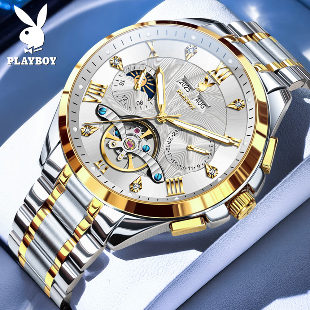 Rolex Watch Daytona - PLAYBOY 3090 Luksusowy męski zegarek automatyczny