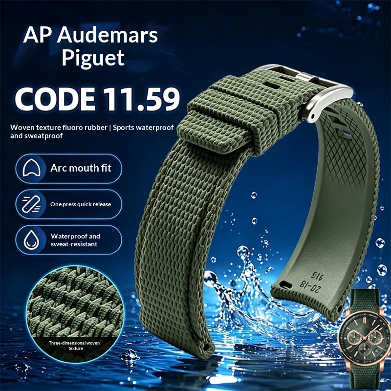 Zakrzywiony pasek do zegarka z – Audemars Piguet Watch Code 11.59 recenzja i cena