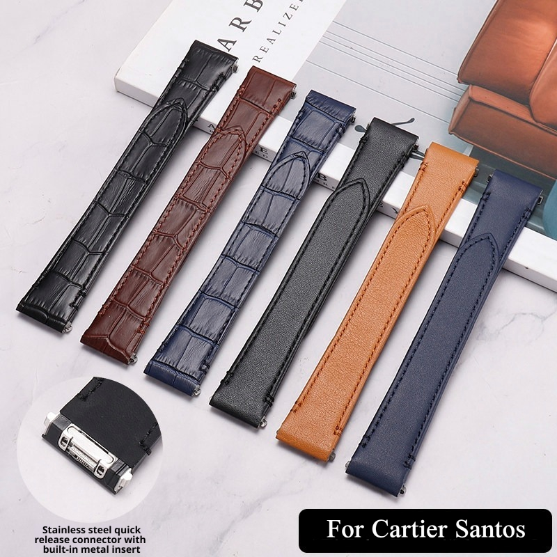 Wysokiej jakości skórzany pase – Cartier Watch Santos recenzja i cena