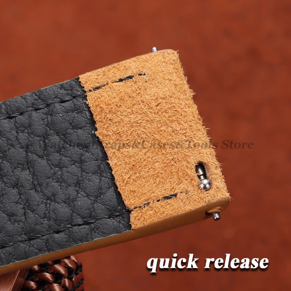 Pasek do zegarka ze skóry zams – Leather Strap Quick Release recenzja i cena
