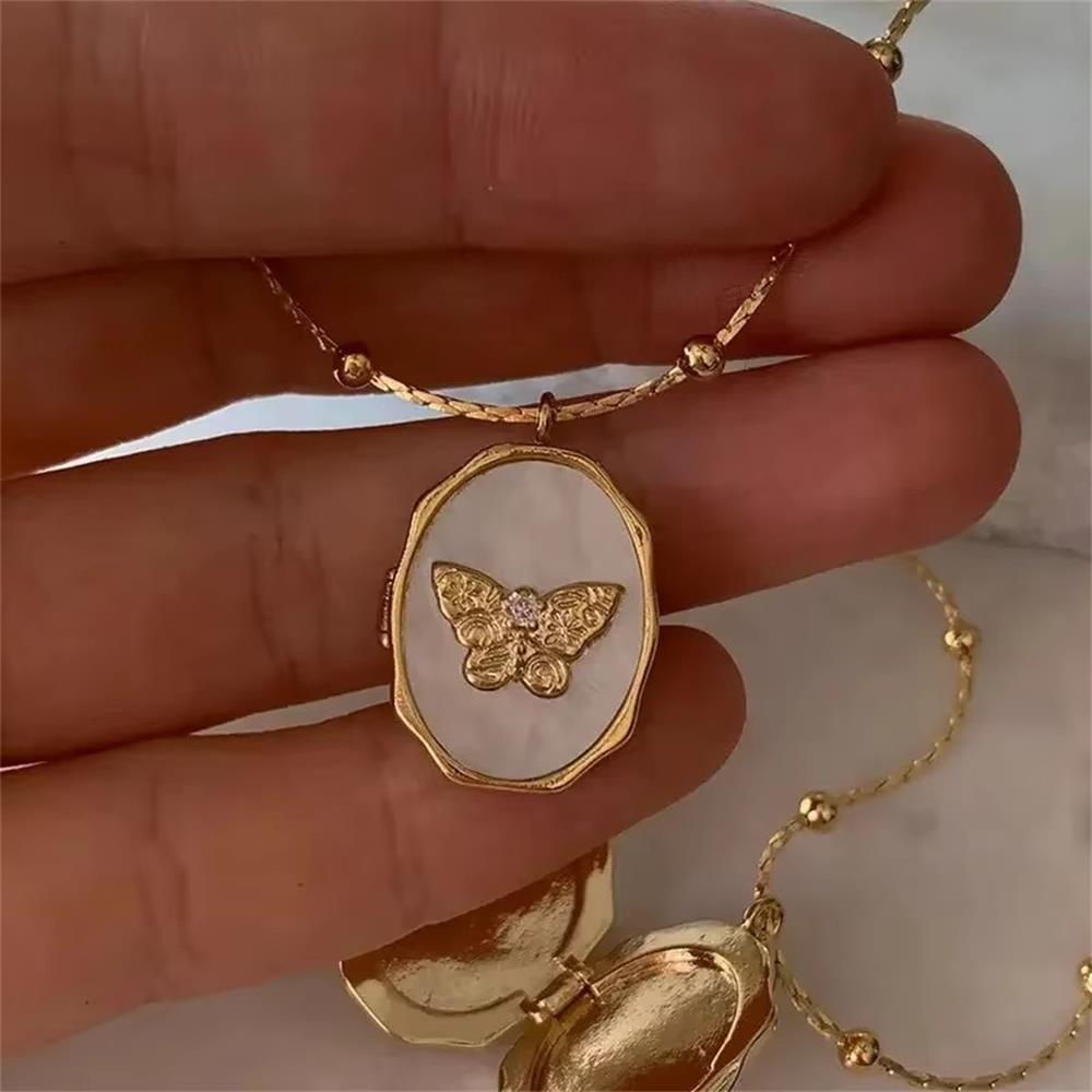 Kreatywny naszyjnik ze stali n – Butterfly Clasp Deployant recenzja i cena