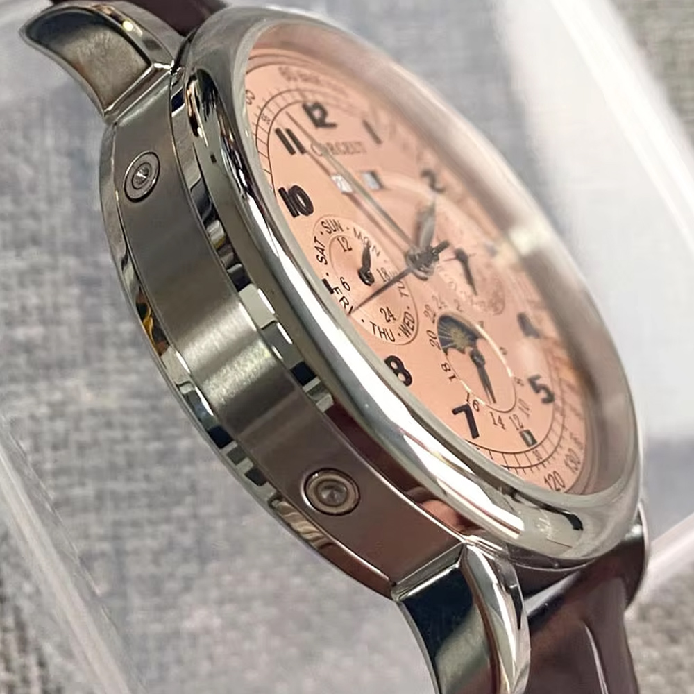 Męski zegarek automatyczny ST1 – Leather Watch Band Men recenzja i cena