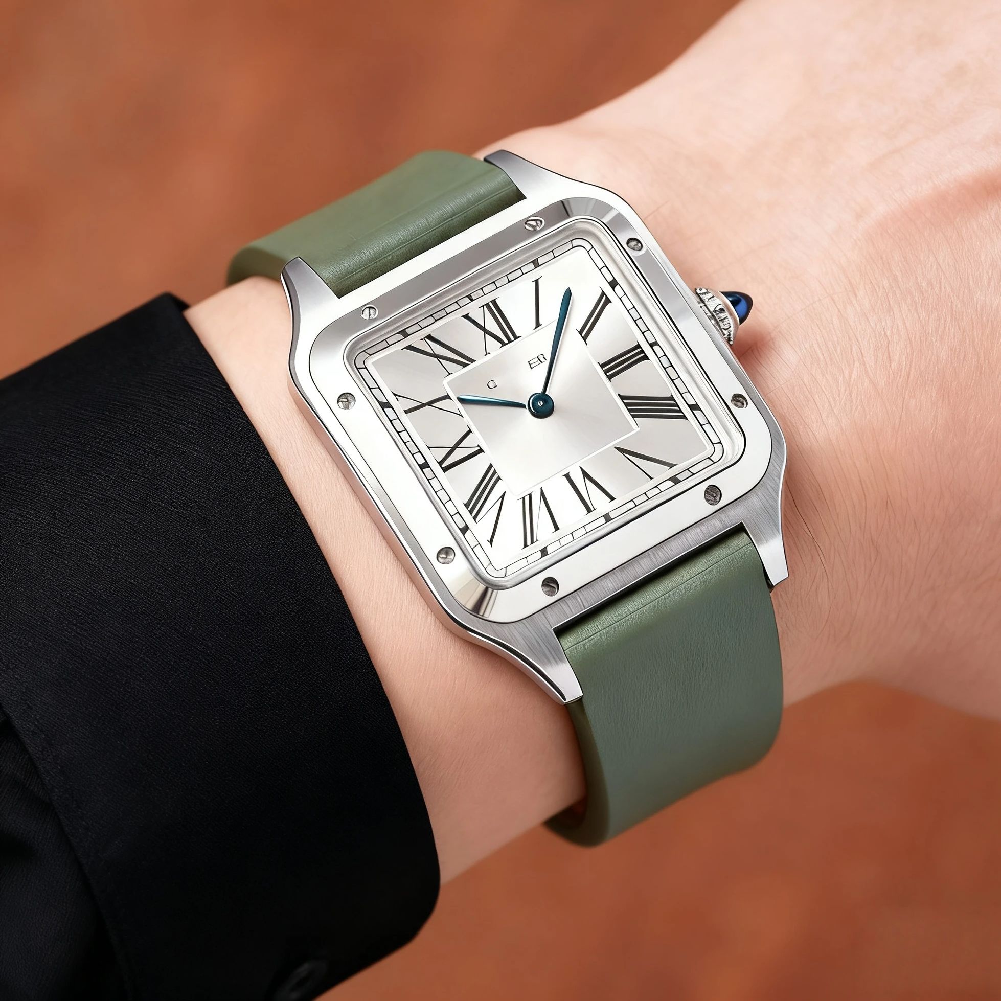 Pasek do zegarka z gumy FKM z  – Cartier Watch Santos recenzja i cena