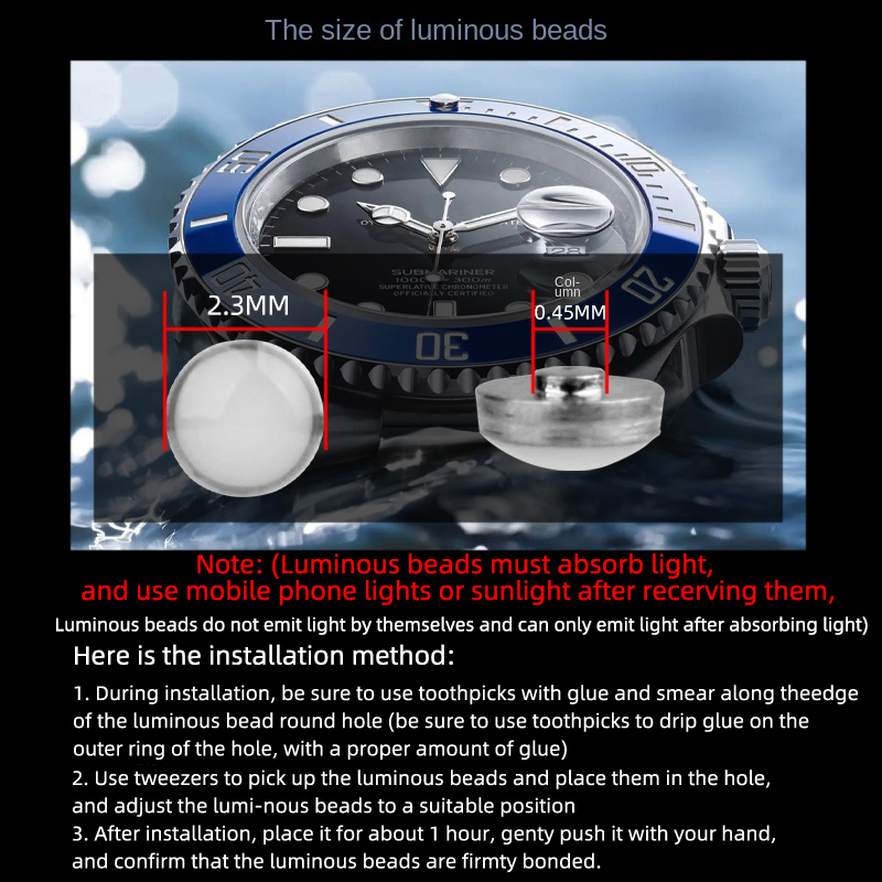 2.3x0.45mm Świecący pip dla Se – Rolex Watch Daytona recenzja i cena