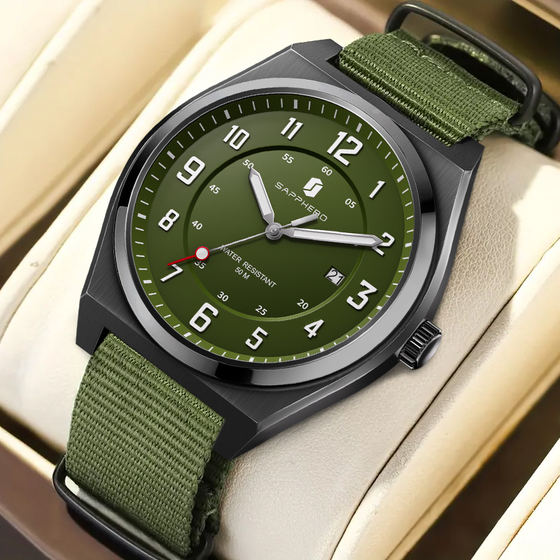 Zegarek męski SAPPHERO, sporto – Tropic Strap Vintage recenzja i cena